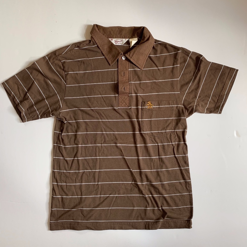 Original Penguin by Munsingwear Striped Polo Men M